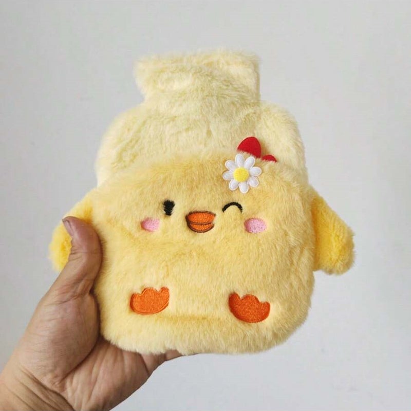 Cartoon Plush Toy Removable And Washable Pvc Thickeneded Water-Filled Water Bottle Hand Warmer Foot Warmer Water Bottle Labeling - Image 3