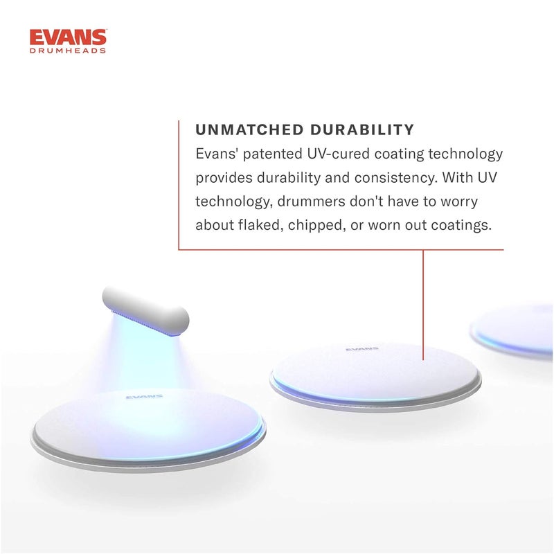 EVANS UV2 Coated Drumhead, 14" (B14UV2) - Image 5