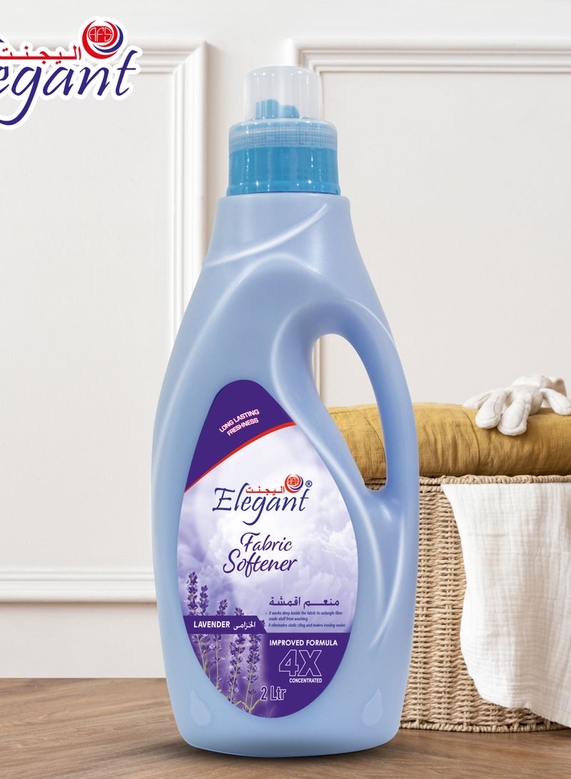Elegant منعم الأقمشة برائحة اللافندر سعة 2 لتر، انتعاش يدوم طويلاً - Image 2