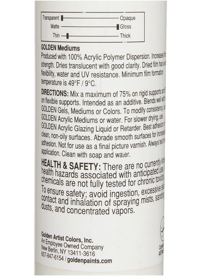 Golden - Gac 200 Acrylic Series Medium 8 Ounce (0003920 5) - Image 1