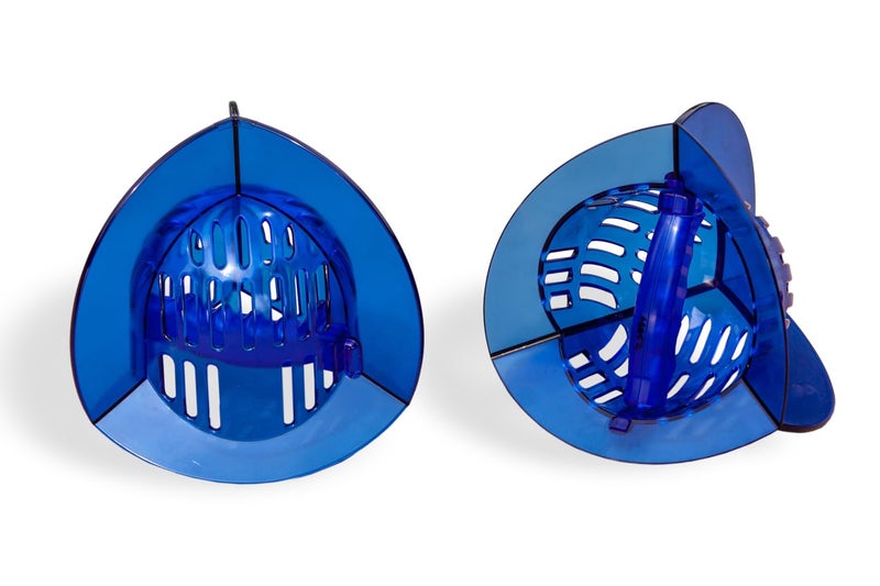 AquaLogix High Resistance Aquatic Bell Set Blue Aquatic Dumbbells Quick Start Guide Water Weights Strength Muscle Building Pool Exercise Equipment Pair HRPCBELL