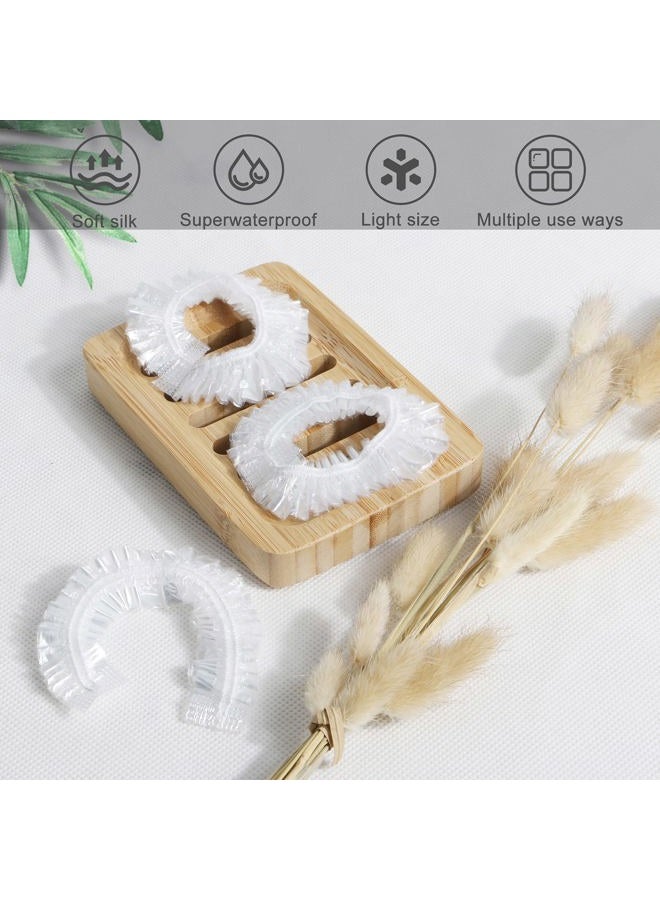 Ceizioes 150 PCS Upgrade Disposable Shower Caps. Ceizioes Waterproof Hair Bath Caps. Thickening Shower Cap for Women Kids Girls. Hotel and Hair Salon. Travel Spa. Home Use Beauty Salon - Image 2