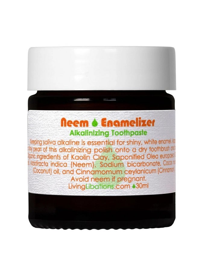 Living Libations Organic Neem Enamelizer Toothpaste Natural Wildcrafted Vegan Clean Beauty (1 Oz 30 Ml)  - Image 1
