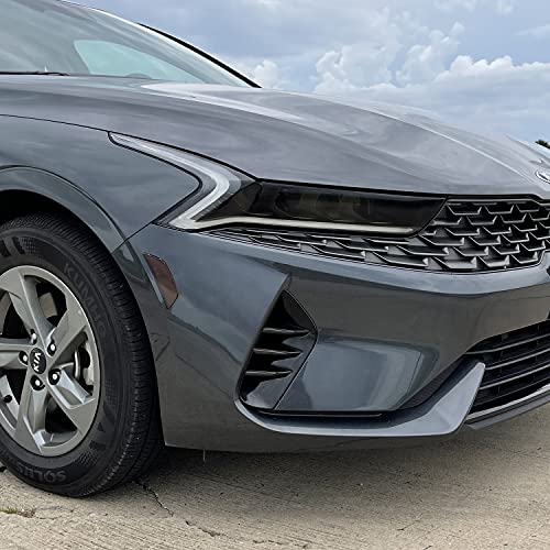 SlickMod PreCut Vinyl Smoke Tint for 2021-2022 Kia K5 Sidemarker (3. Front Sidemarker, 20 Dark Smoke) - Image 4