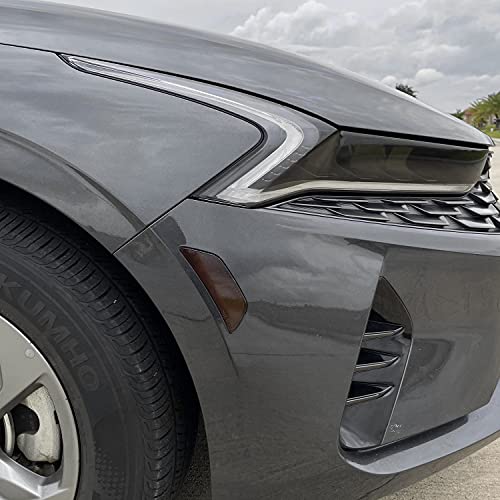 SlickMod PreCut Vinyl Smoke Tint for 2021-2022 Kia K5 Sidemarker (3. Front Sidemarker, 20 Dark Smoke) - Image 3