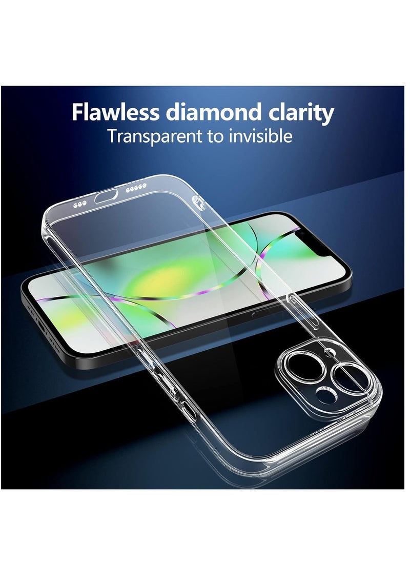 Raxoom Premium Clear Case Compatible with iPhone 14 Plus Back Cover With Full Camera Lens Coverage, Anti-Yellowing & Slim Case - Image 2