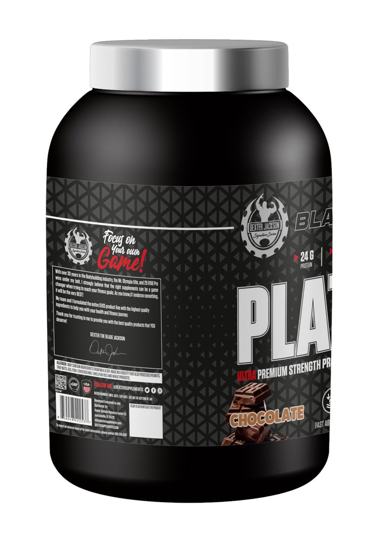 DEXTER JACKSON Black Series Platinum Whey - Ultra Premium Strength Whey & Isolate Protein - Chocolate, 2lbs  - Image 2