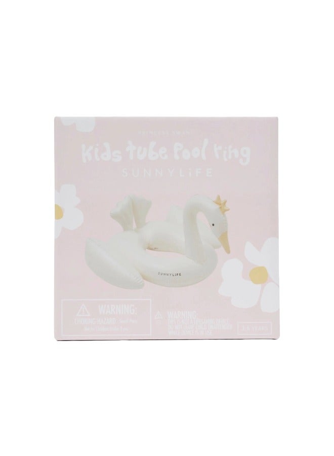 SUNNY LIFE Kids Swan Pool Ring | Inflatable Swan Swim Ring for Kids | Swan-Shaped Pool Float | Summer Water Toy | Kids Swimming Pool Accessories - Image 4