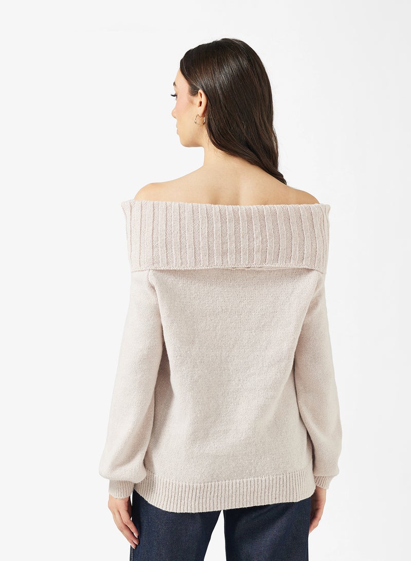 ELLA Off Shoulder Sweater - Image 2