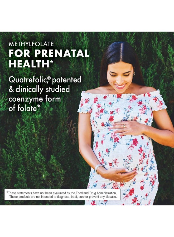 Bluebonnet EarthSweet Methylfolate 800 mcg Cellular Active Coenzyme 5-MTHF L Methyl Folate Supplement - Prenatal & Energy Support* - Non-GMO, Vegan, Gluten-Free - Raspberry - 90 Chewable Tablets - Image 4