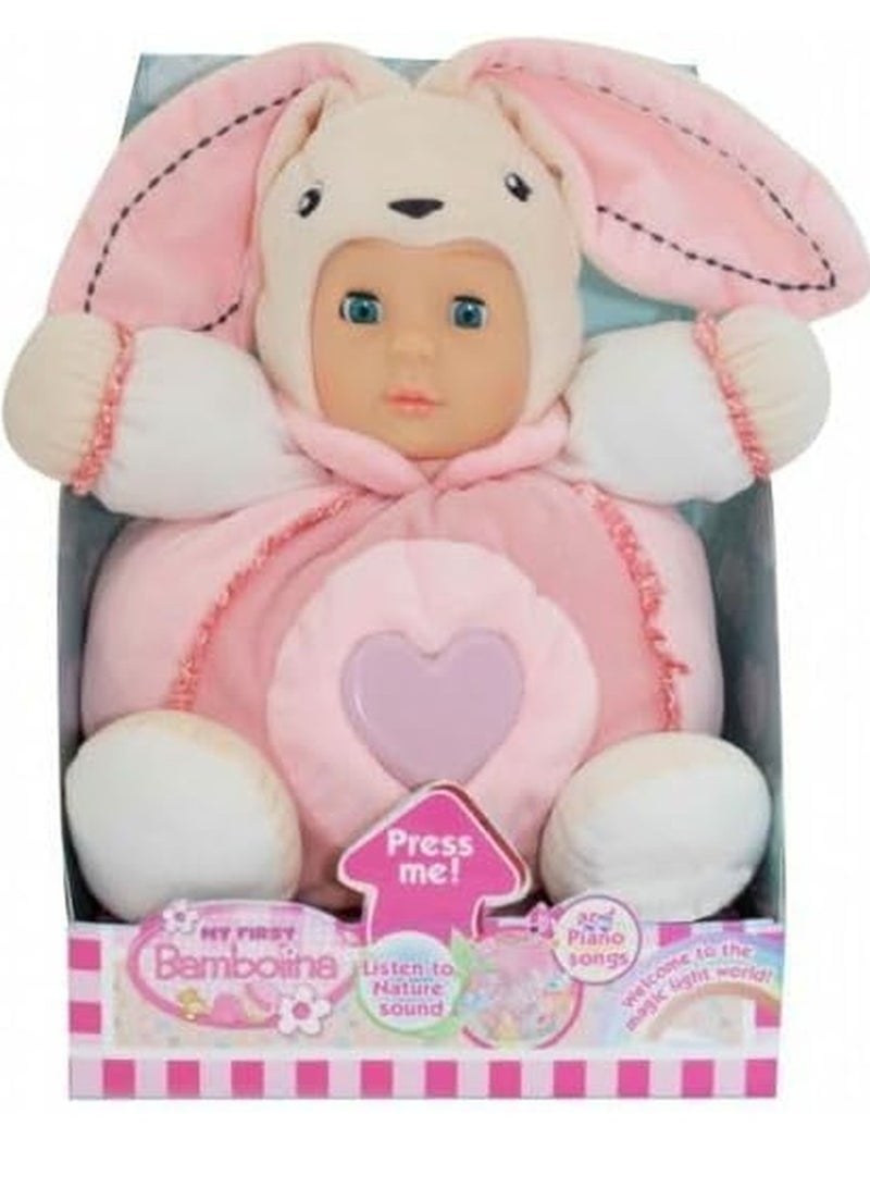 Dimian My First Bambolina Good Night Bunny Doll 25cm -FB379 - Image 1