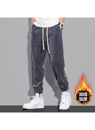 dark gray fleece-lined [counter quality]]