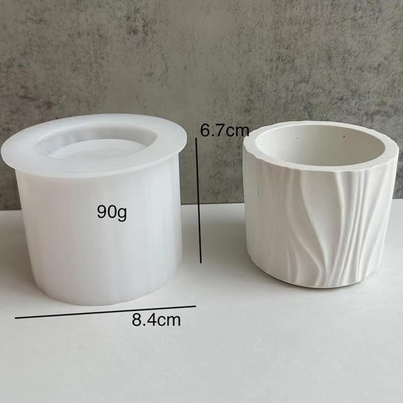 قالب وعاء الزهور السيليكوني لصنع الصابون والحرف الإمدادات اللون ب - Image 4