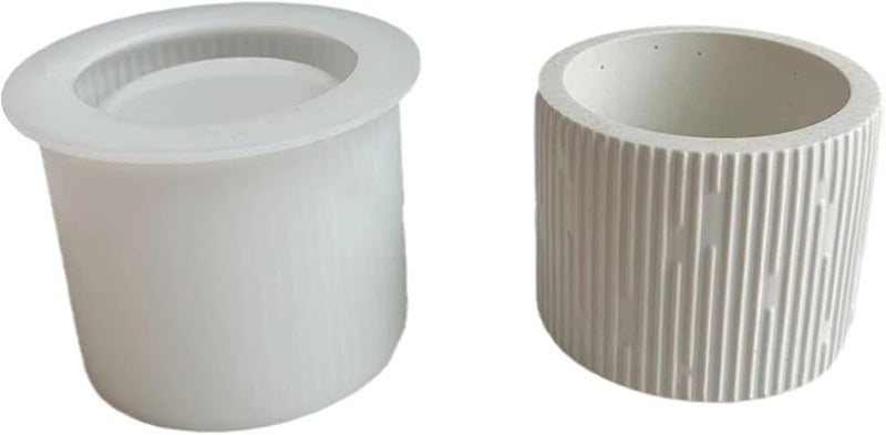 قالب وعاء الزهور السيليكوني لصنع الصابون والحرف الإمدادات اللون ب - Image 3