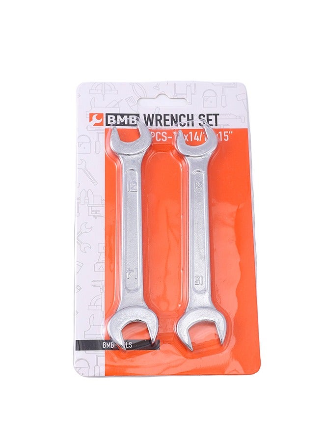 BMB tools Wrench Set 2 Piece (12x14|13x15) Inch | Wrench | Hand Tools | Screwdriver | Industrail Tools | Tools boxes | Socket - Image 4