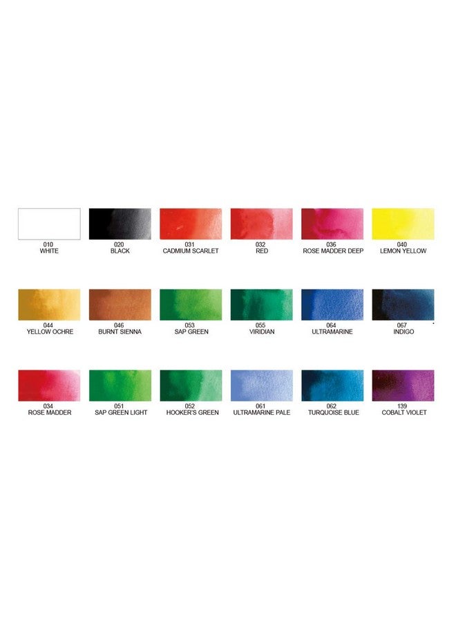 Zig Kuretake Mc20/18V Watercolor Set 1 Count (Pack Of 1) 18 Colors - Image 3