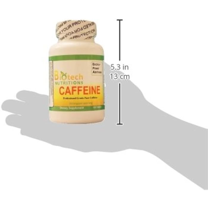Biotech Nutritions Caffeine Dietary Supplement, 120 Count - Image 2