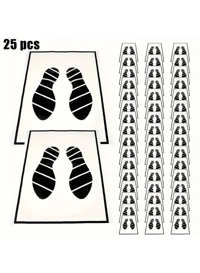 25pcs Disposable Car Floor Mats Universal Fit 15x20 Inches Wear Resistant Protection - Image 1