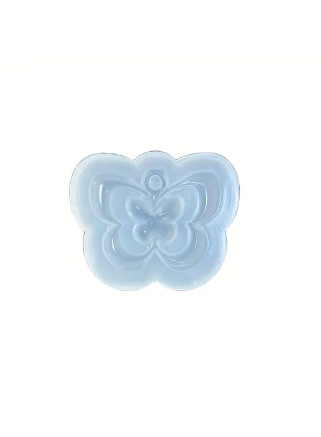 Silicone Butterfly Pendant Molds Resin DIY Crafts Rectangular Keychain Epoxy Photo Frames - Image 3