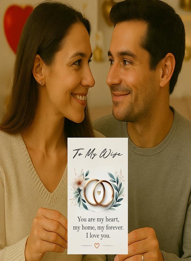 Cheerin Wife Valentines Day Greeting Card - Image 3