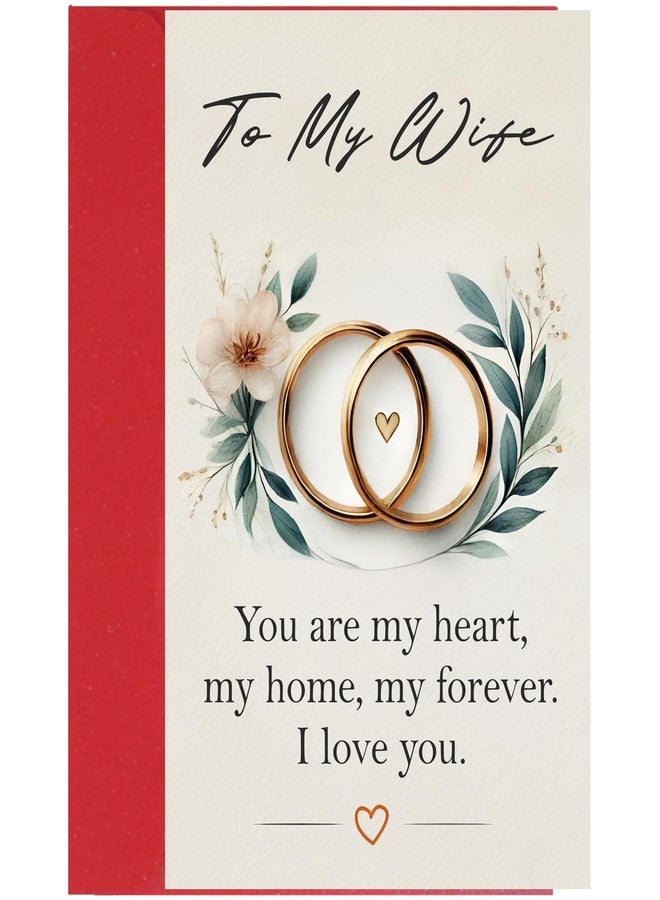 Cheerin Wife Valentines Day Greeting Card - Image 1