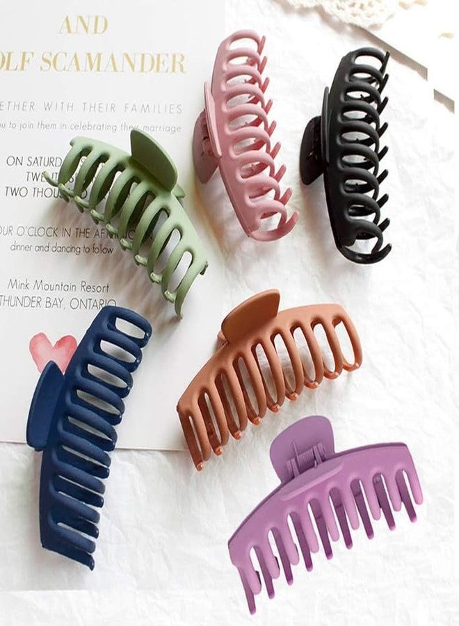 Minta Hair Clips for Women Claw,6 Claw Clips for Thick Hair,Non-Slip Claw Clips,Claw Clips for Women,Claw Clips for Women - Image 3