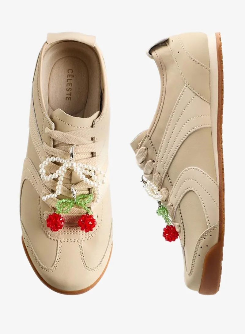 سيليست Women Pearl Embellished Sneakers