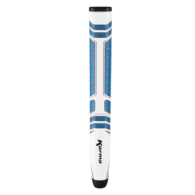 Karma Big Softy 1.3 Oversize Putter Grip â€“ White/Blue/Black - Image 1