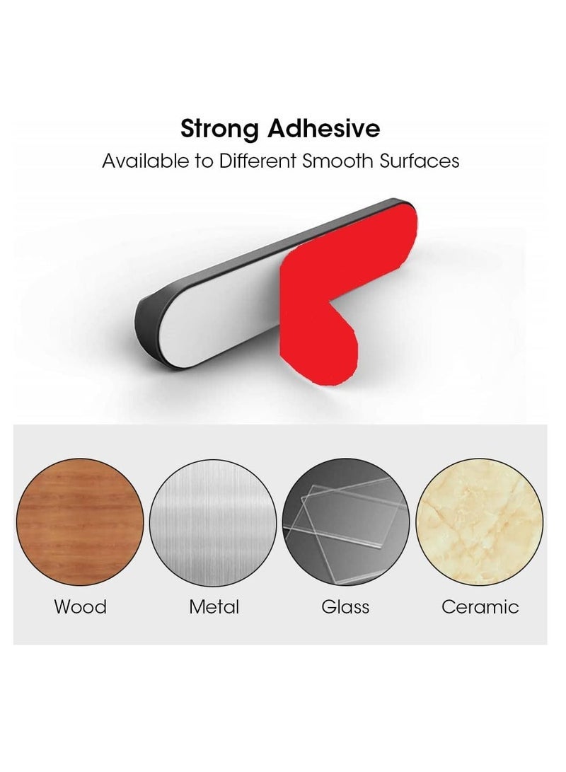 ECVV 3Pcs Cable Holder Clips - Desktop Cable Organizer For Management Of Power Cord And Charging Cables - Black - Image 3