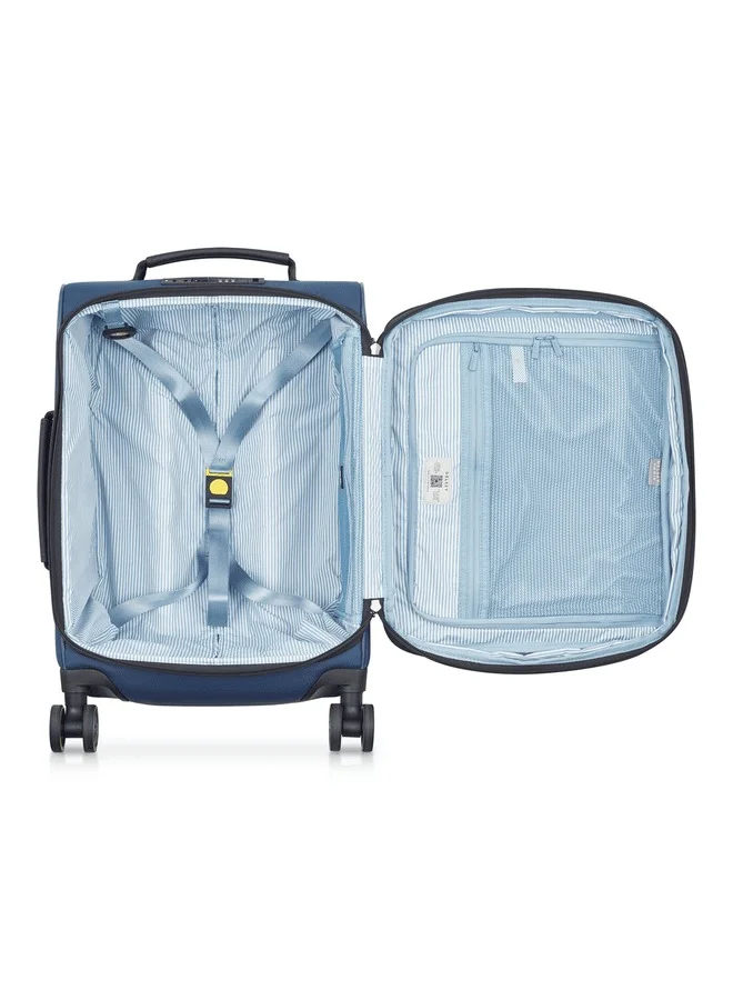 DELSEY Paris Turenne 2.0 Softcase Expandable Luggage Trolley - Night Blue
