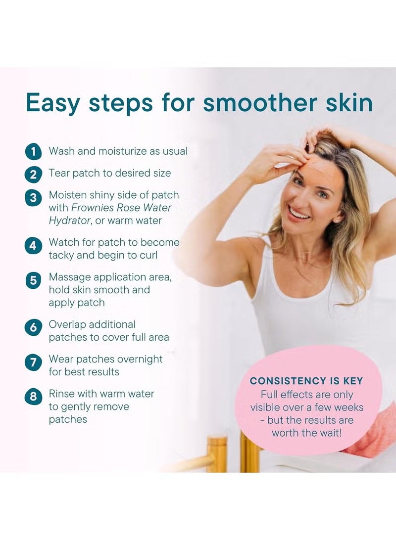 فراونيز الجبهة وبين العينين بقعات الوجه - بقعات منخفضة الحساسية لتناعم وتخفيف الجبهة الأفقية و الخطوط الحادية عشرة - للاستخدام بين عشية وضحاها، 144 عدد - Image 3