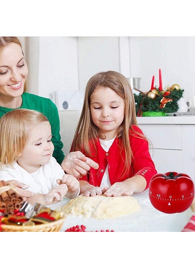 Arabest Kitchen Timer, 1-60 Minutes, 360 Degree Cooking Tool Cute Cartoon Mechanical Countdown Tomato Timer, Alarm Clock Creative Multi-Function Cooking Countdown Timer for Kids and Adults Baking  - Image 4