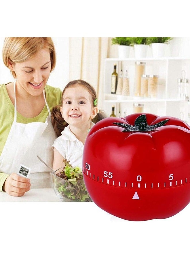 Arabest Kitchen Timer, 1-60 Minutes, 360 Degree Cooking Tool Cute Cartoon Mechanical Countdown Tomato Timer, Alarm Clock Creative Multi-Function Cooking Countdown Timer for Kids and Adults Baking  - Image 3