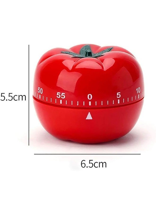 Arabest - Kitchen Timer, 1-60 Minutes, 360 Degree Cooking Tool Cute Cartoon Mechanical Countdown Tomato Timer, Alarm Clock Creative Multi-Function Cooking Countdown Timer for Kids and Adults Baking - Image 1