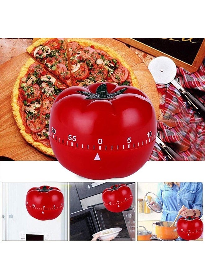 Arabest Kitchen Timer, 1-60 Minutes, 360 Degree Cooking Tool Cute Cartoon Mechanical Countdown Tomato Timer, Alarm Clock Creative Multi-Function Cooking Countdown Timer for Kids and Adults Baking  - Image 5