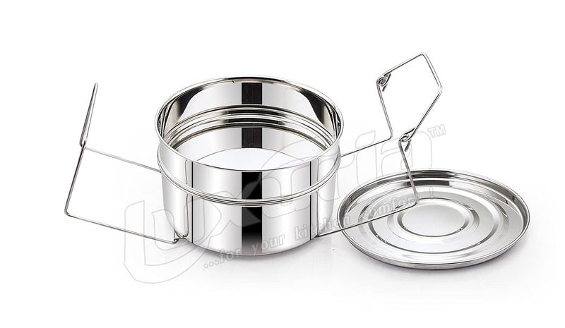 JONTY Luxuria Stainless Steel Cooker Separator Suitable for Popular and Outer Lid Cookers Steel medium 5 Ltrs - Image 3