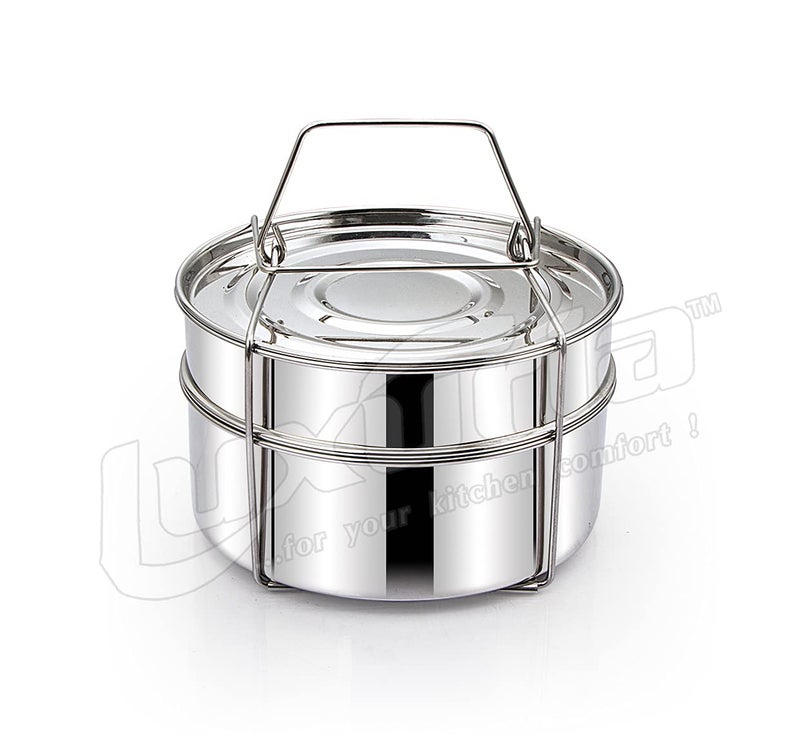 JONTY Luxuria Stainless Steel Cooker Separator Suitable for Popular and Outer Lid Cookers Steel medium 5 Ltrs - Image 4