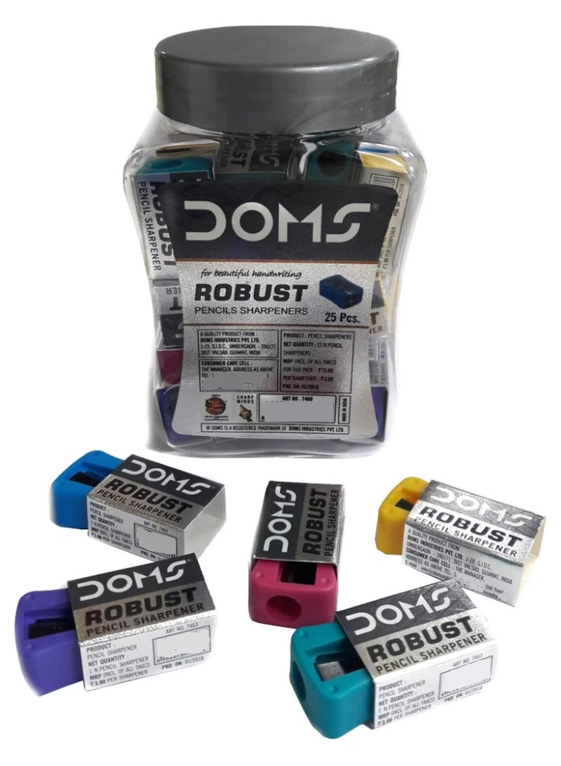 دومس مبراة أقلام رصاص قوية 25 قطعة - Image 1
