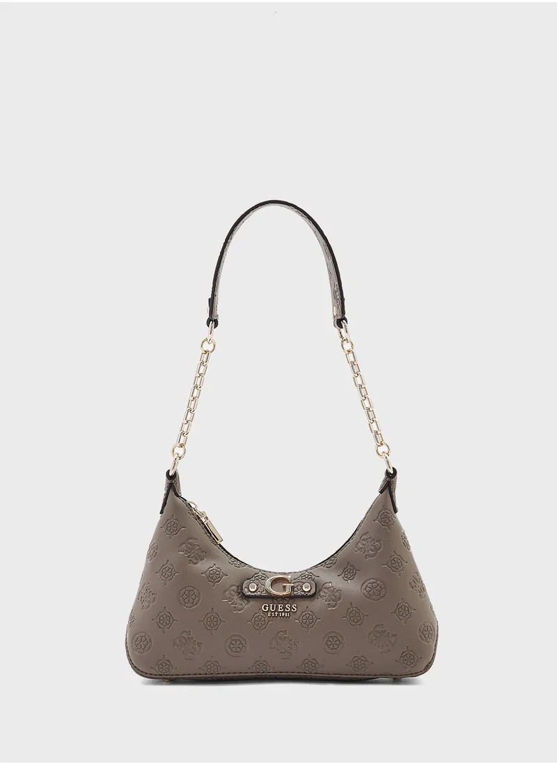 GUESS Gerty Top Zip Through Hobo