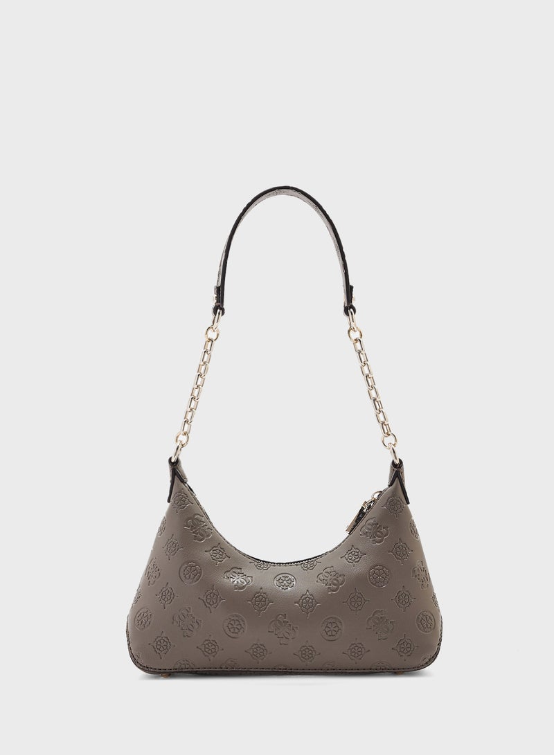 GUESS Gerty Top Zip Through Hobo - Image 2