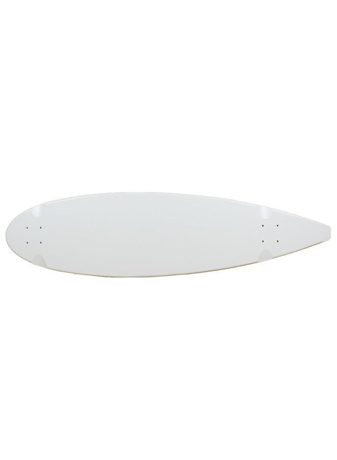 MOOSE Longboard Skateboad Deck 9" x 47" Pintail Cruiser Maple White - Image 1