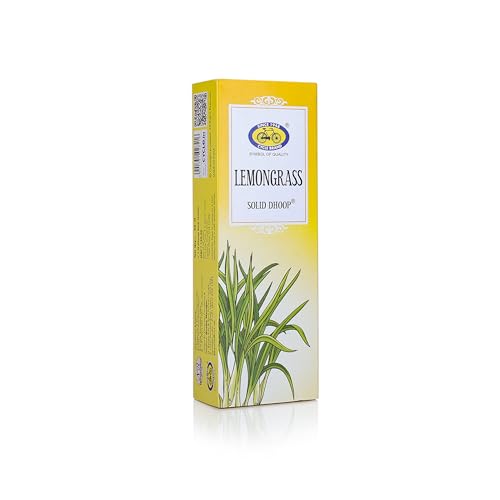Cycle Pure Lemongrass Fragrance Bambooless Solid Dhoop Sticks for Puja, 6" Inch | Handcrafted & Eco Friendly | Incense Sticks with Free Dhoop Holder | Agarbatti for Rituals | Pack of 2 - Image 5