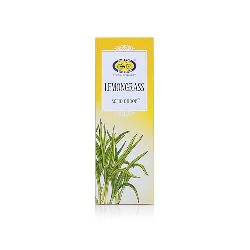 Cycle Pure Lemongrass Fragrance Bambooless Solid Dhoop Sticks for Puja, 6" Inch | Handcrafted & Eco Friendly | Incense Sticks with Free Dhoop Holder | Agarbatti for Rituals | Pack of 2 - Image 4