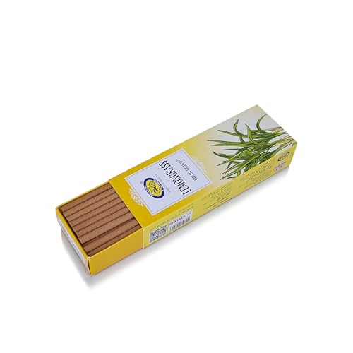 Cycle Pure Lemongrass Fragrance Bambooless Solid Dhoop Sticks for Puja, 6" Inch | Handcrafted & Eco Friendly | Incense Sticks with Free Dhoop Holder | Agarbatti for Rituals | Pack of 2 - Image 3