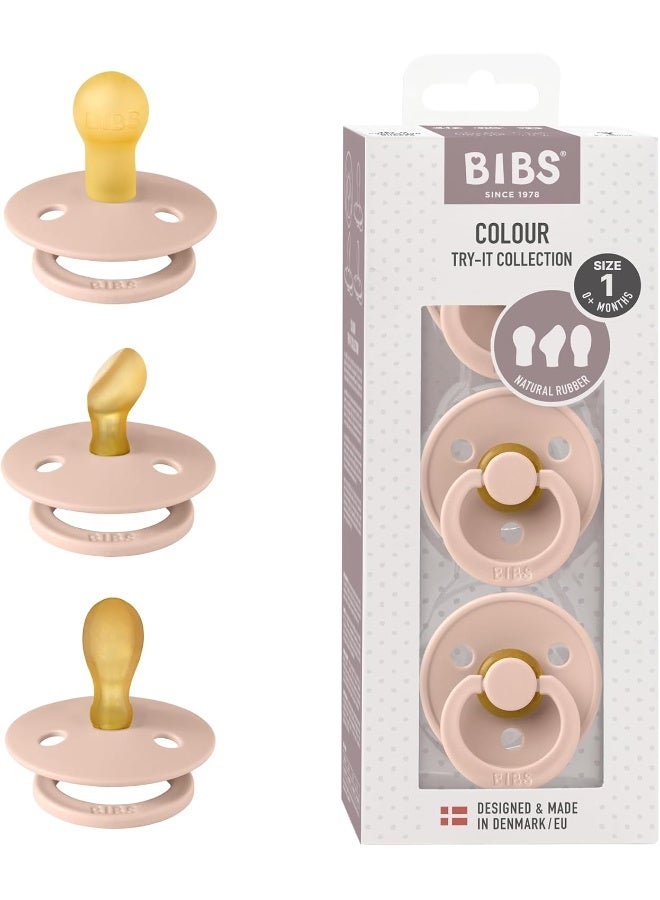 BIBS Try-it Colour 3 Pack Blush - Image 1