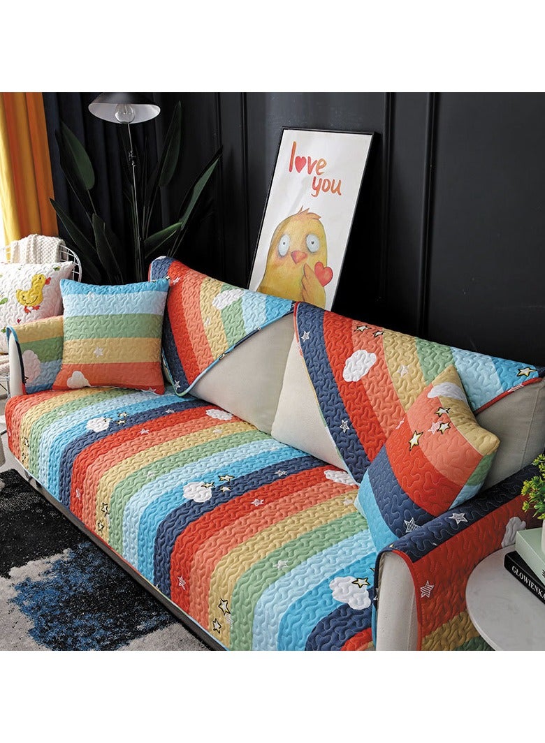 KUYING New Four Seasons Universal Multi Color Anti Slip Sofa Mat 110-180cm  - Image 2