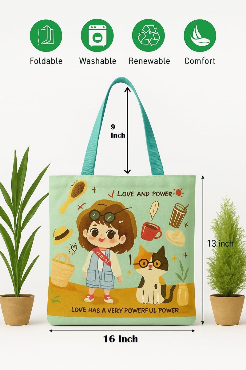 KeepCart Stylish Professional Premium Tote Bag for College, Office, Travel, Shopping, Daily Use Zipper Handbag For Women - Image 5