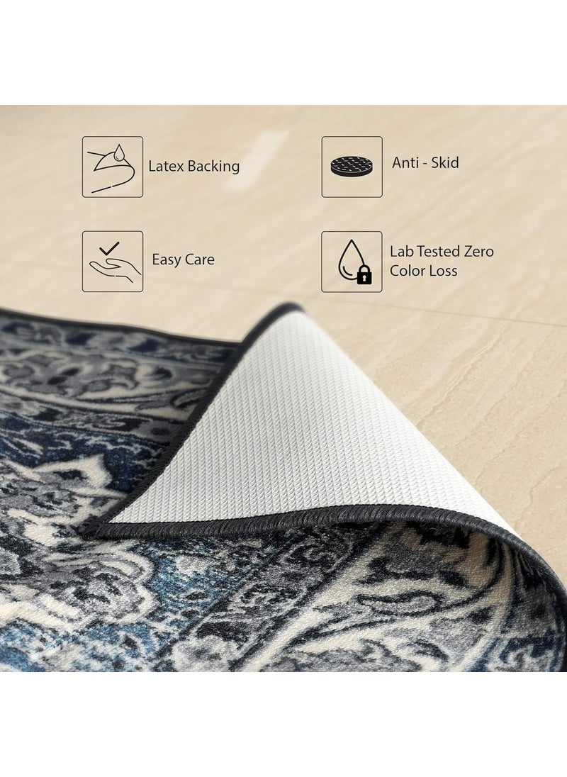 Status Contract Status 3D Printed Perfect Home Rugs Carpet for Living Area | Rug and Carpet for Bedroom |Rug and Carpet for Dining Table Rug Floor Carpet with Anti Slip Backing (4 x 6, Design - 313)  - Image 2