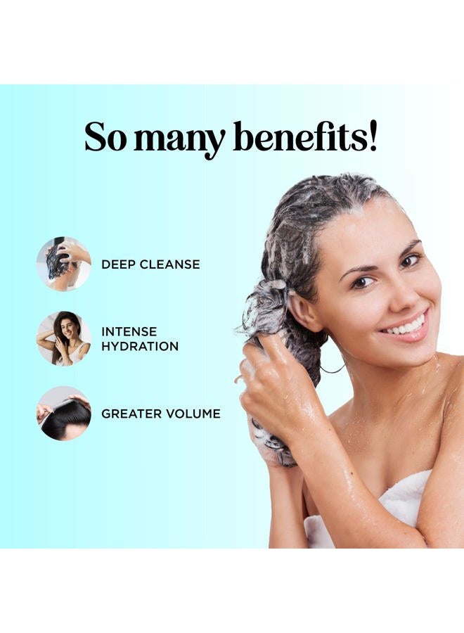 Maple Holistics Volumizing Biotin Shampoo and Conditioner Set - Sulfate Free Shampoo and Conditioner for Dry Damaged Hair Care - Thinning Hair Shampoo and Conditioner with Nourishing Biotin and Rosemary Oil (8oz) - Image 3