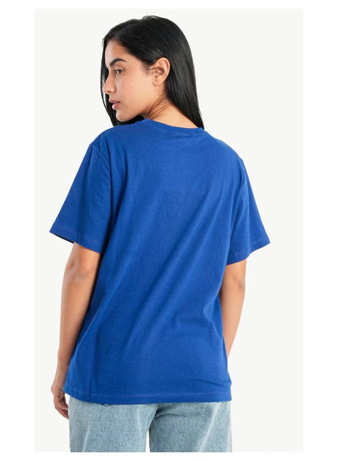 Carina Printed Blue T Shirt - Image 3